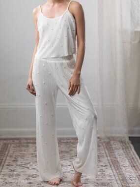 Waverles Payton Pearly Bridal Set - white dove size M
